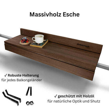 Balkonzeit Bar — Esche Edition (braun geölt)