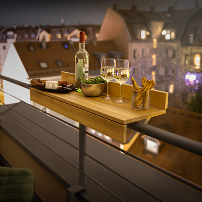 Balkonzeit Bar aus Massivholz